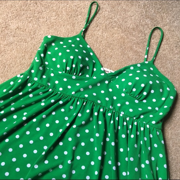 NEW ๐ F21 Polka Dot Spaghetti Strap Dress - Picture 2 of 3