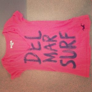 Hollister graphic tee V-neck