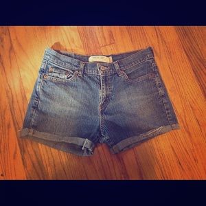 High Waisted Denim Shorts