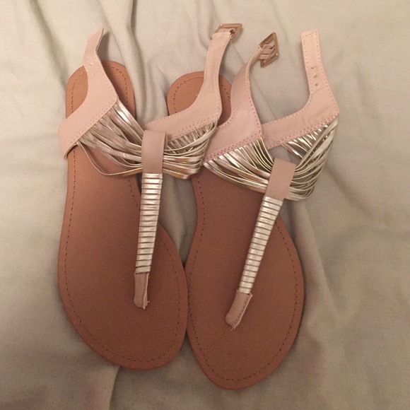 Nude forever 21 sandals