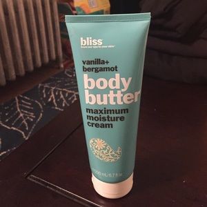 bliss Vanilla + Bergamot body butter