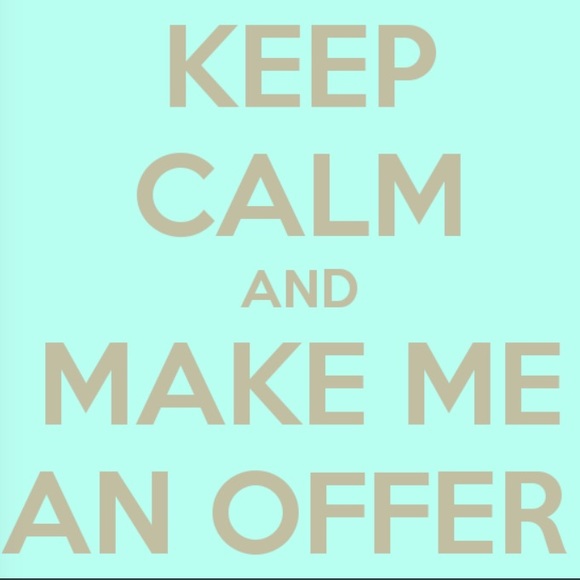 All reasonable offers will be considered!