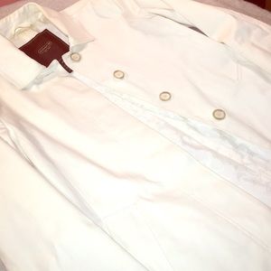 XS White Coach Raincoat
