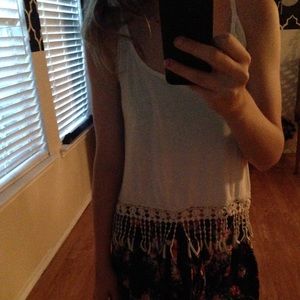 LA Hearts crop top