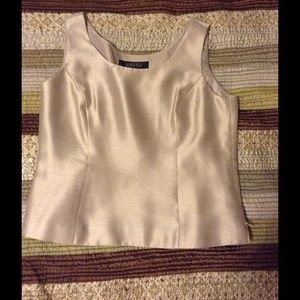 Elegant gold tank / skirt set