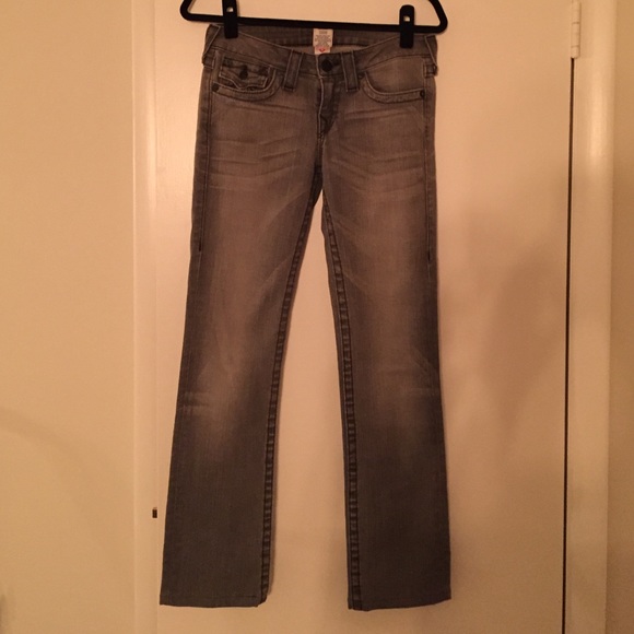 Grey True Religion Jeans