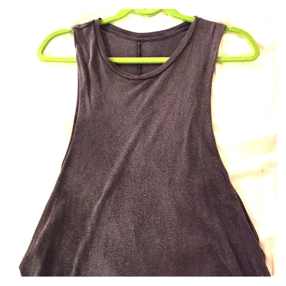 Brandy Melville gray muscle tee