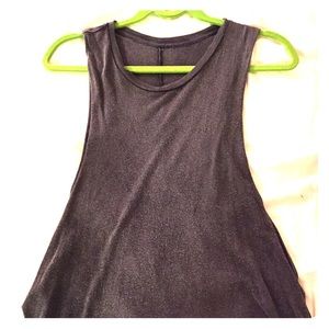 Brandy Melville gray muscle tee