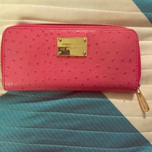 Pink Leather Michael Kors Wallet