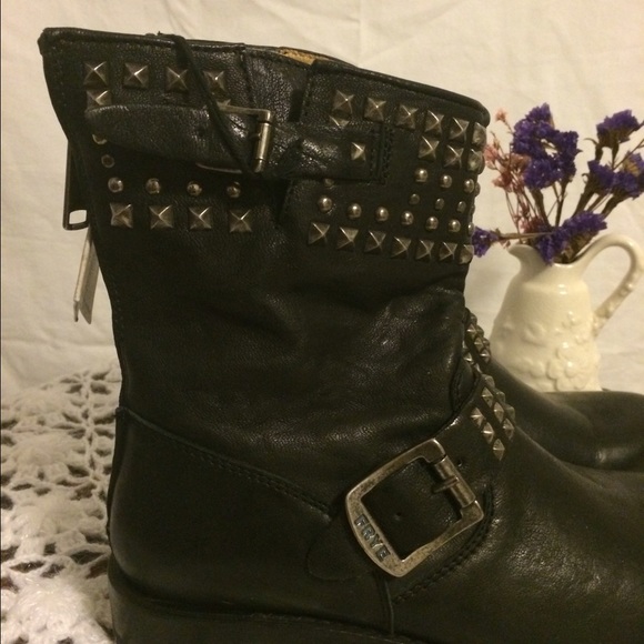 ❌SOLD❌Frye Studded Biker Boots - Picture 4 of 4
