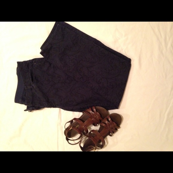 LOFT paisley denim