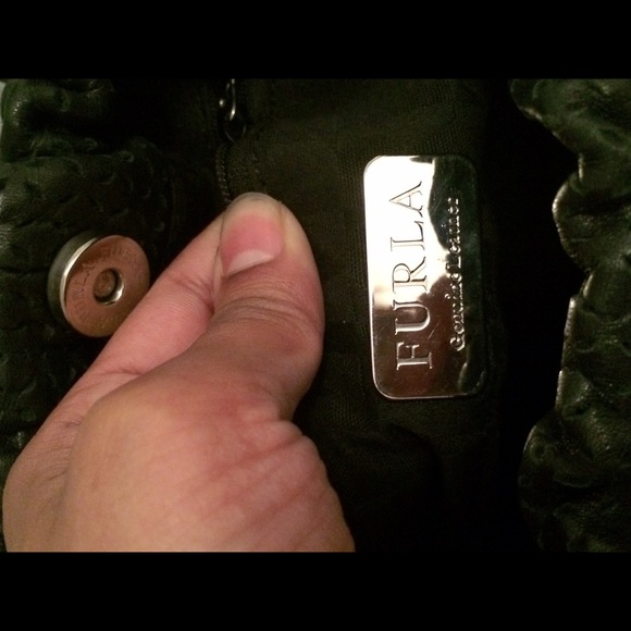 Furla Leather Perforated Tote from Bloomingdales - Picture 3 of 4