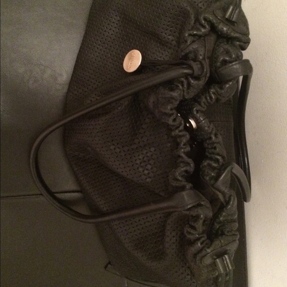 Furla Leather Perforated Tote from Bloomingdales - Picture 4 of 4