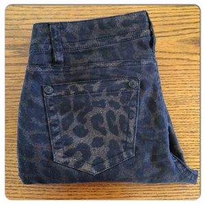 Cheetah Print Skinny Pants