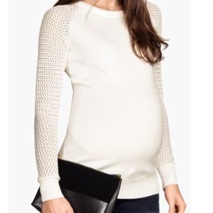 Maternity fine knit sweater