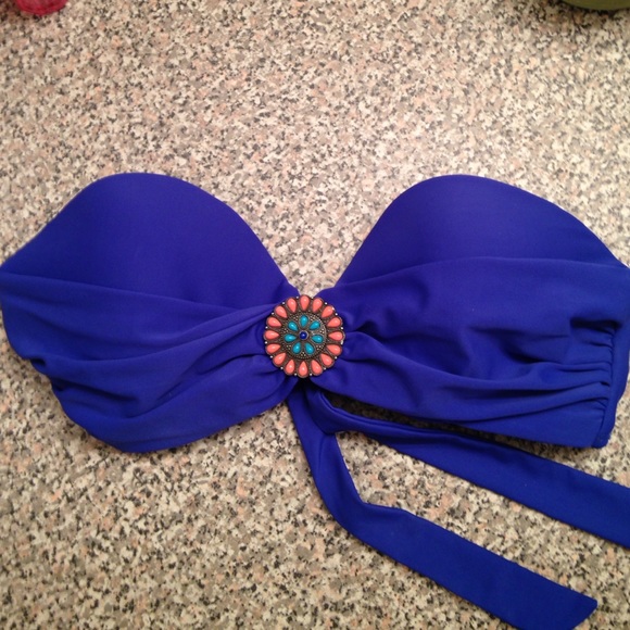 Blue two piece set bikini