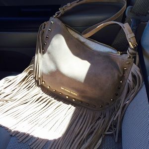 Michael Kors Billy Fringe Shoulder Bag