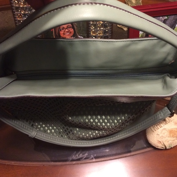 Sold on another site...Large Sea Green Handbag - Picture 3 of 3