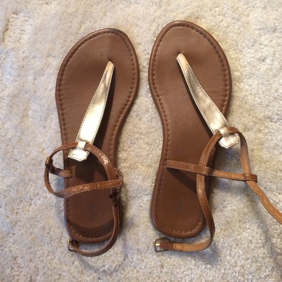 Gold sandals
