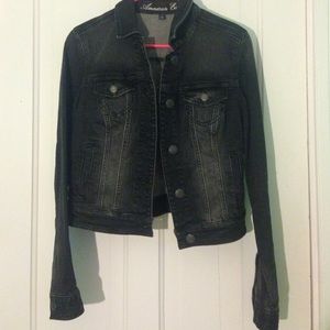 American eagle dark jean jacket