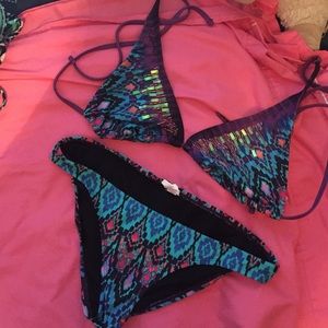 Tribal print bikini