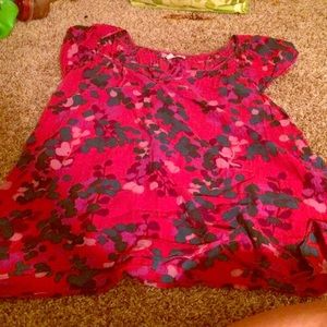 Flowing floral shirt xxl