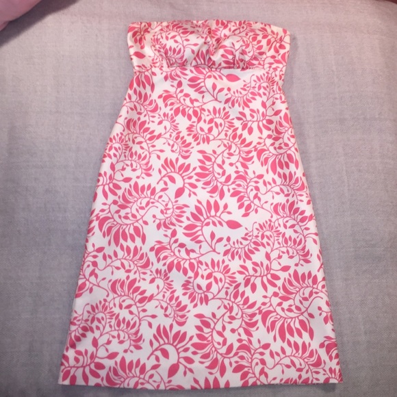 Vineyard Vines Strapless Skylark Pink Dress Sz 0