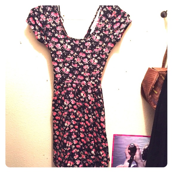 Flower print dress