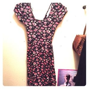 Flower print dress