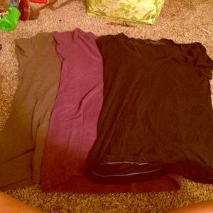 3 American eagle v neck xl