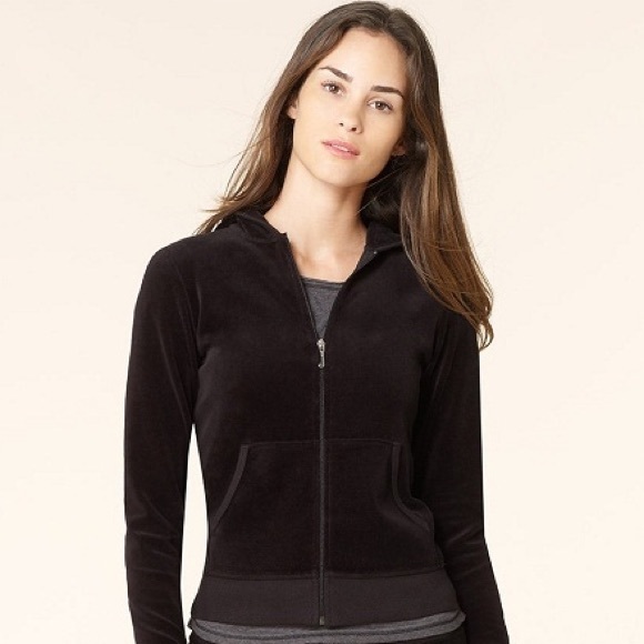 Juicy Couture Black Velour Hoodie