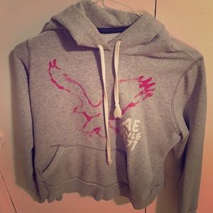 American Eagle sweatshirt.