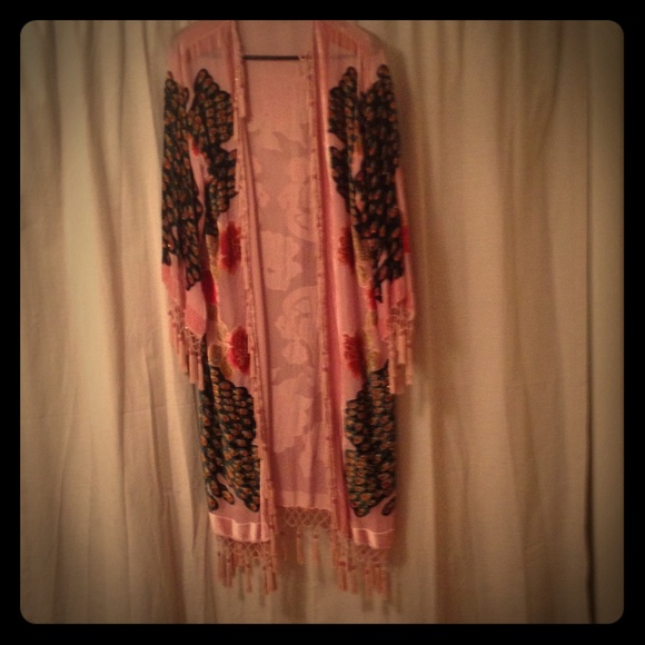 Peacock vintage duster