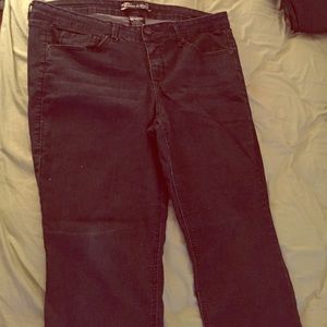 Cute dark wash flare jeans. Size 20 reg