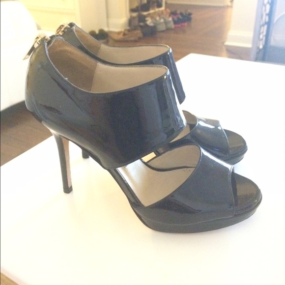 Jimmy Choo patent leather sandal