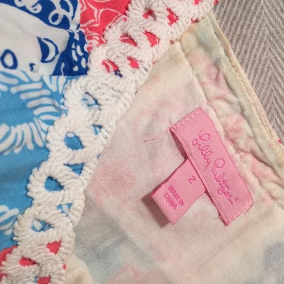 Lilly Pulitzer Patchwork Dress Sz 2 - Picture 2 of 4