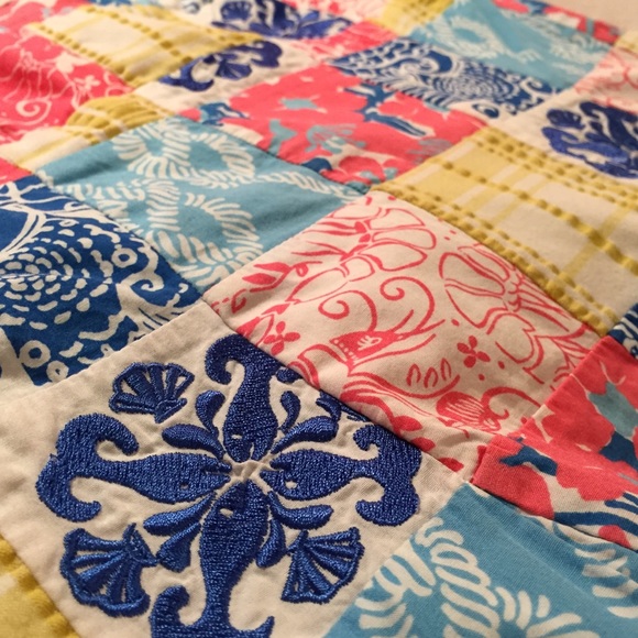 Lilly Pulitzer Patchwork Dress Sz 2 - Picture 3 of 4