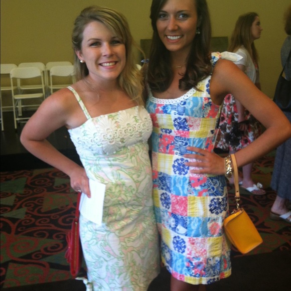 Lilly Pulitzer Patchwork Dress Sz 2 - Picture 4 of 4