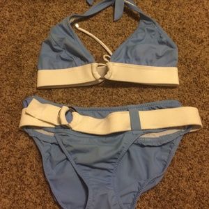 Blue n white bikini