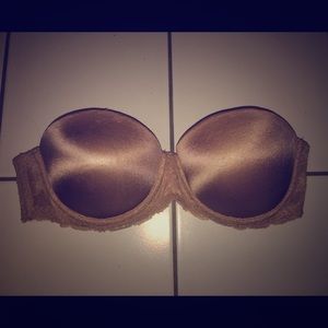 PINK Strapless Push-Up Bra