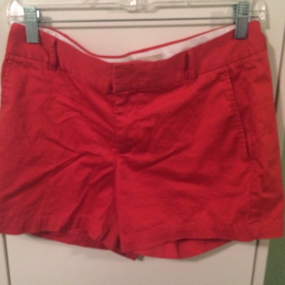 Banana Republic Red Orange Shorts