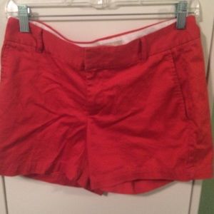 Banana Republic Red Orange Shorts