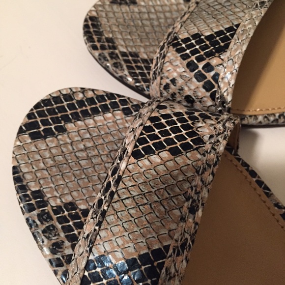 Rachel Zoe snake skin sandals! - Picture 2 of 2