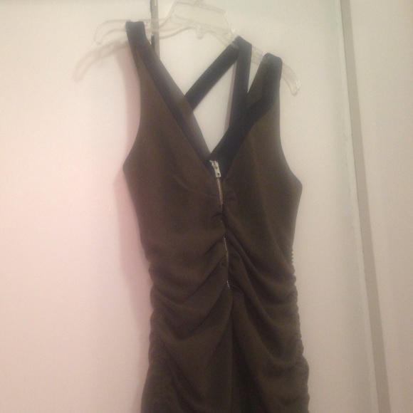 IRO forest dark green dress