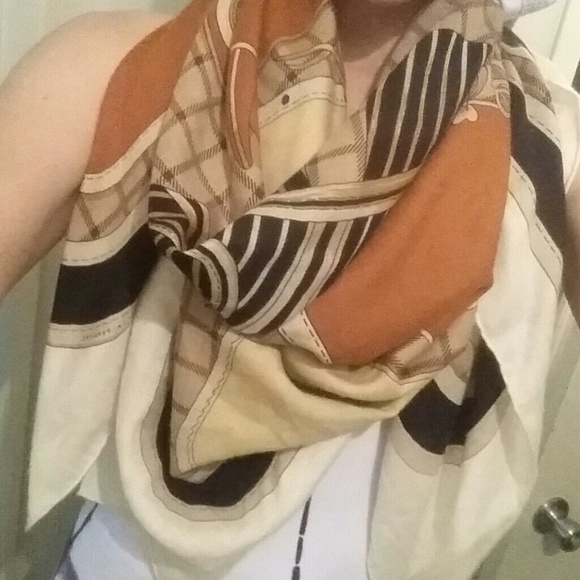 Authentic Hermes Cashmere Scarf CAMAILS Francoise - Picture 2 of 4