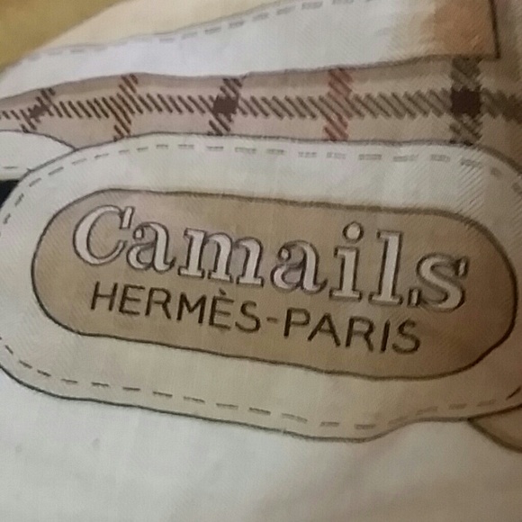 Authentic Hermes Cashmere Scarf CAMAILS Francoise - Picture 4 of 4