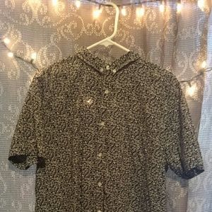 A men's button up shirt