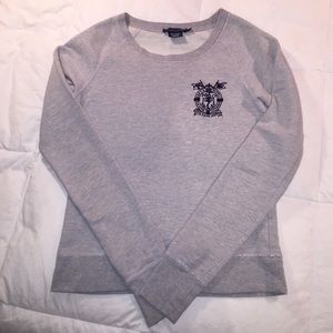 Ralph Lauren Heather Gray Crewneck Sweatshirt
