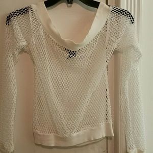 Fishnet longsleeve top