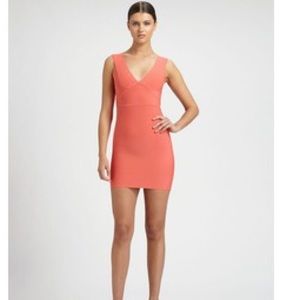 BCBG Lauren deep v tank dress